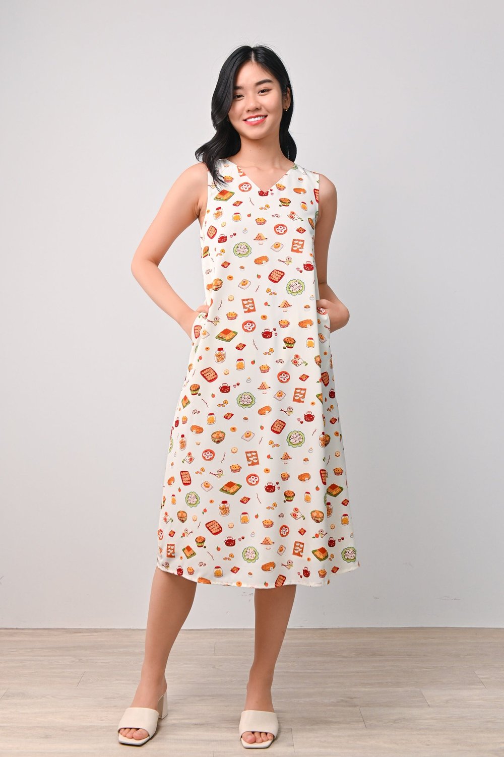 CNY SNACKS TWO-WAY MIDI IN CREAM CNY SNACKS TWO-WAY MIDI IN CREAM