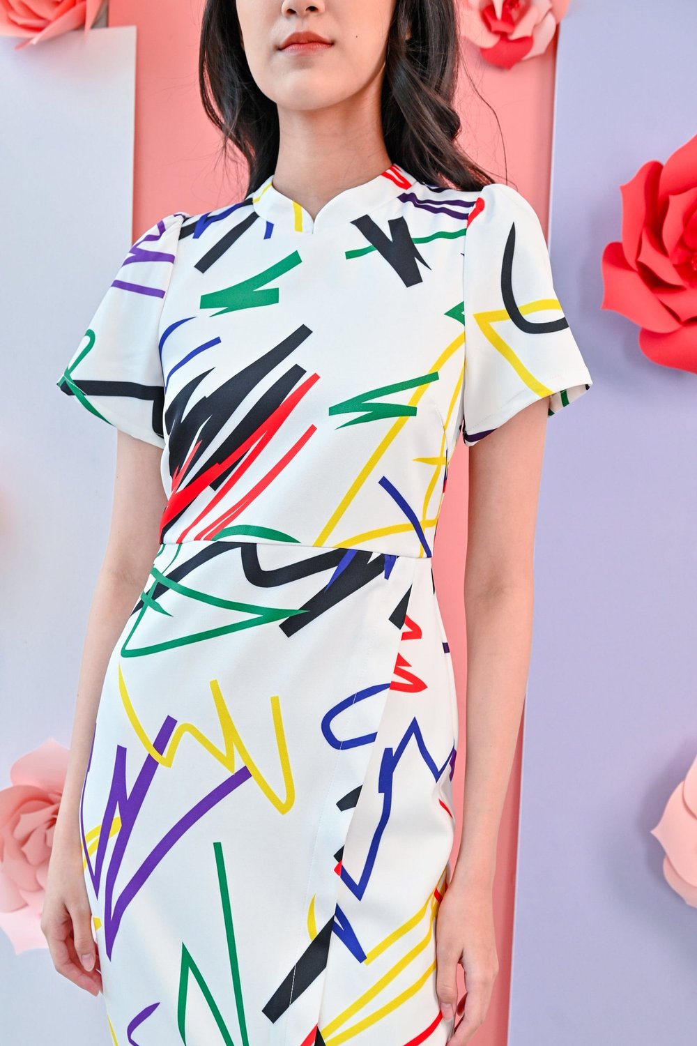 DREAMER SLEEVED CHEONGSAM