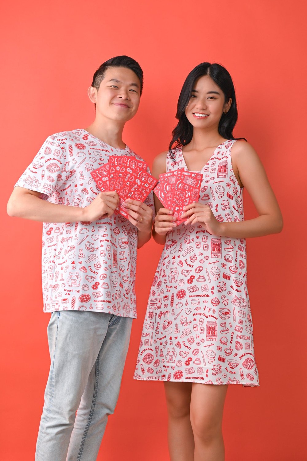 HENG ONG HUAT A-LINE DRESS