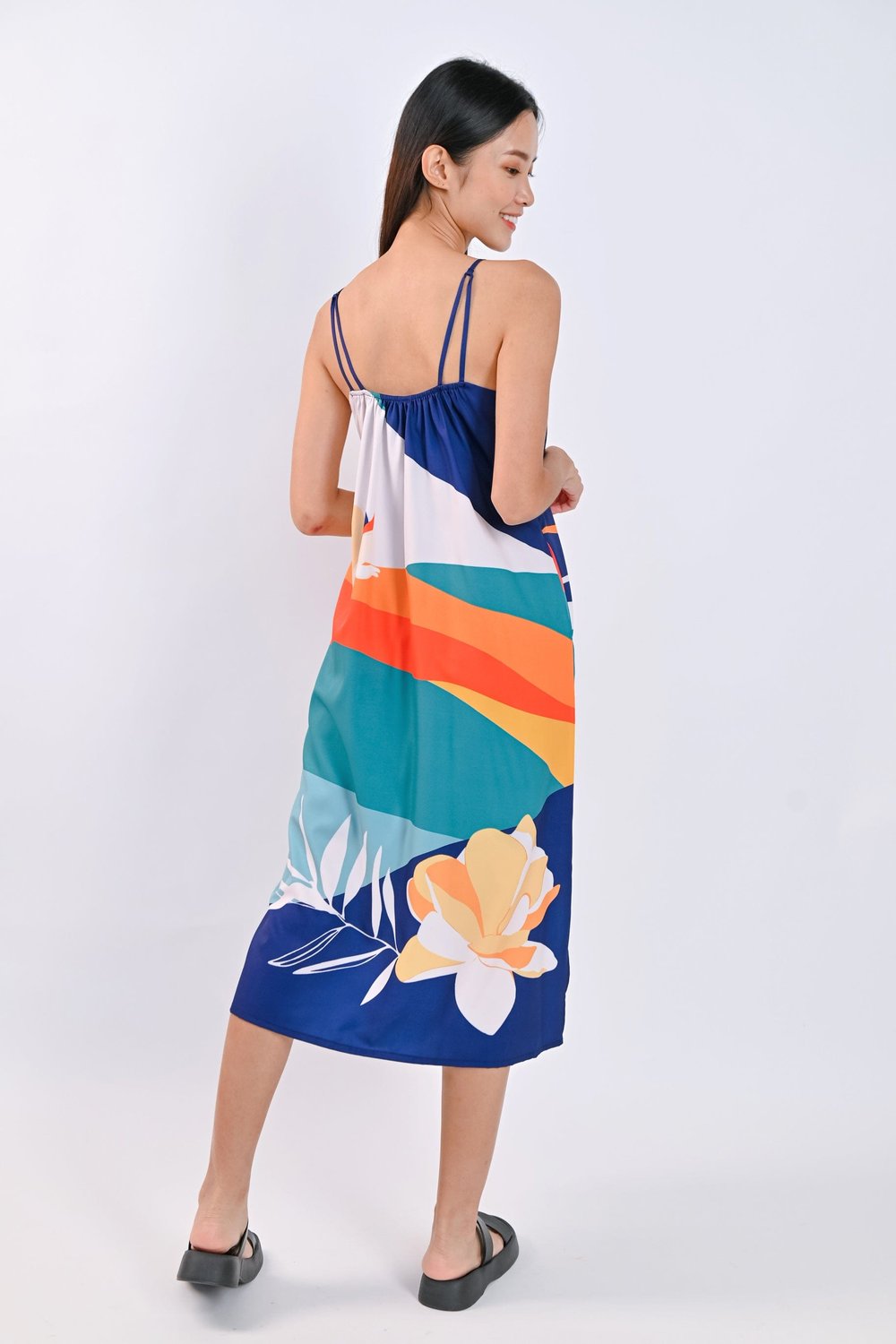 HORIZON SPAG TENT DRESS IN TWILIGHT