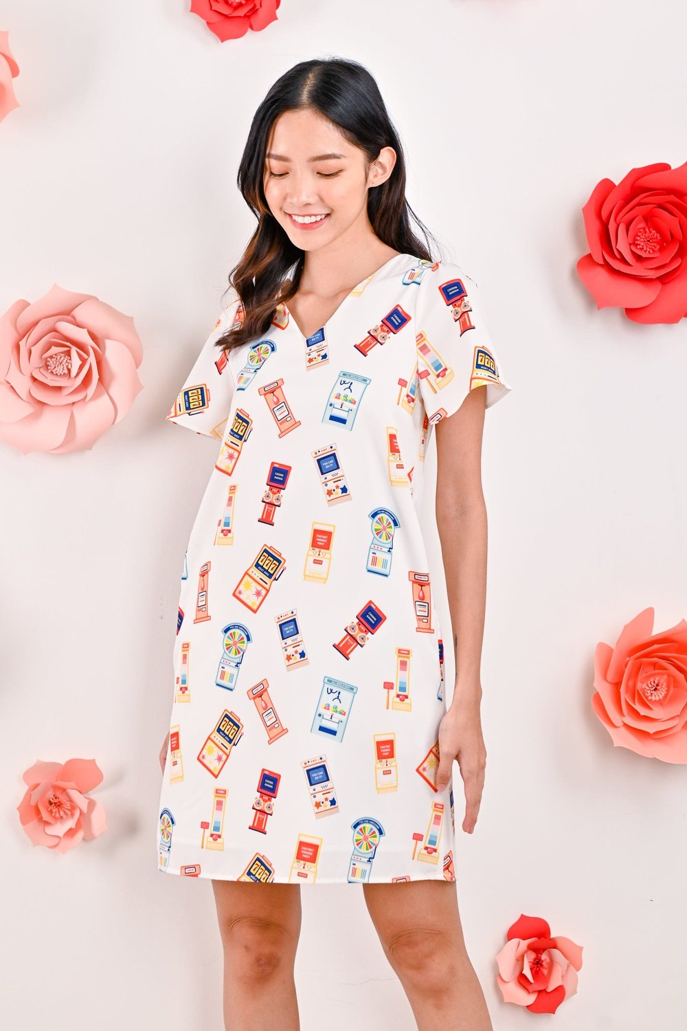 JACKPOT SLEEVED SHIFT DRESS JACKPOT SLEEVED SHIFT DRESS