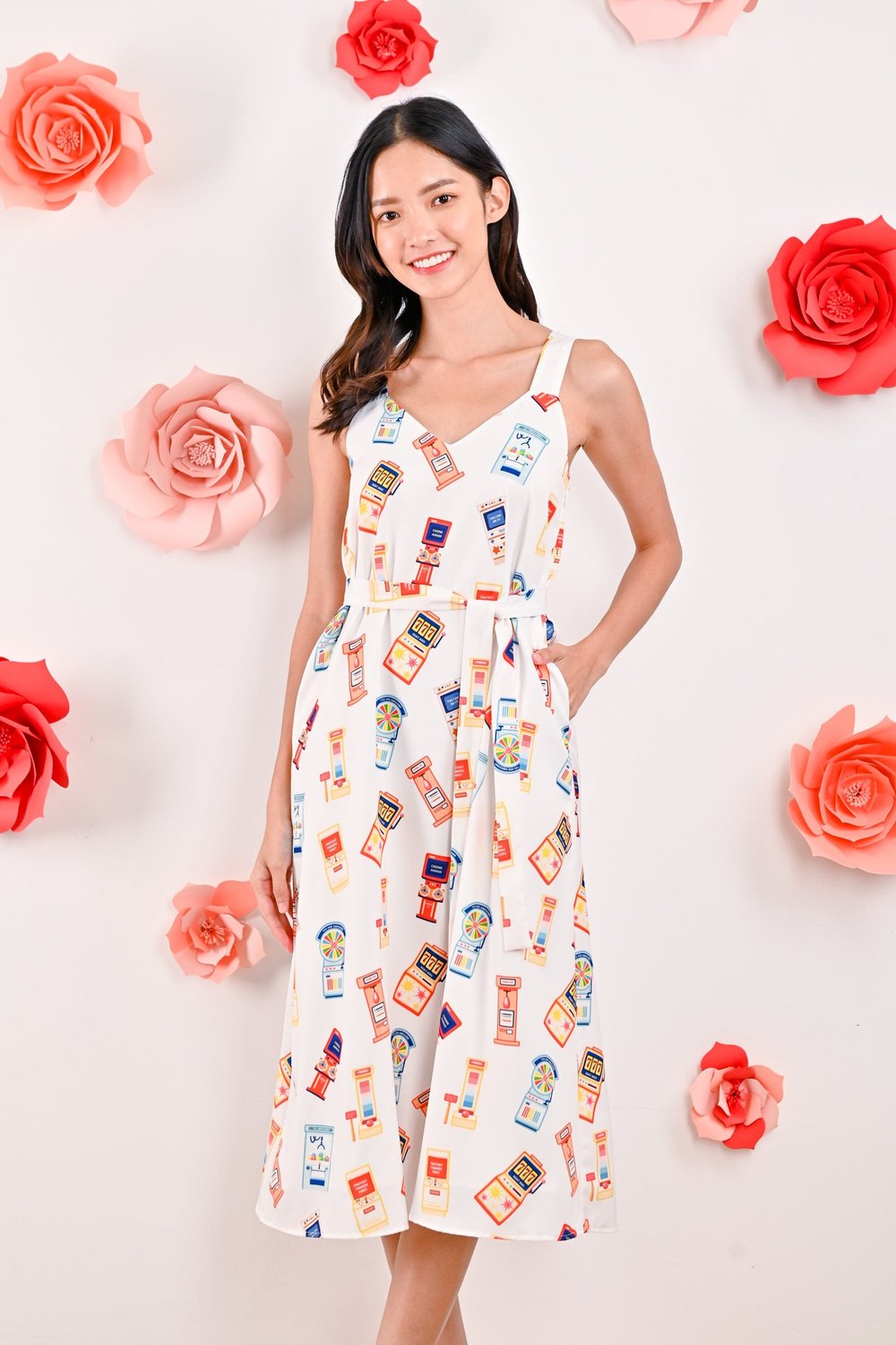 JACKPOT THICK-STRAP DRESS JACKPOT THICK-STRAP DRESS