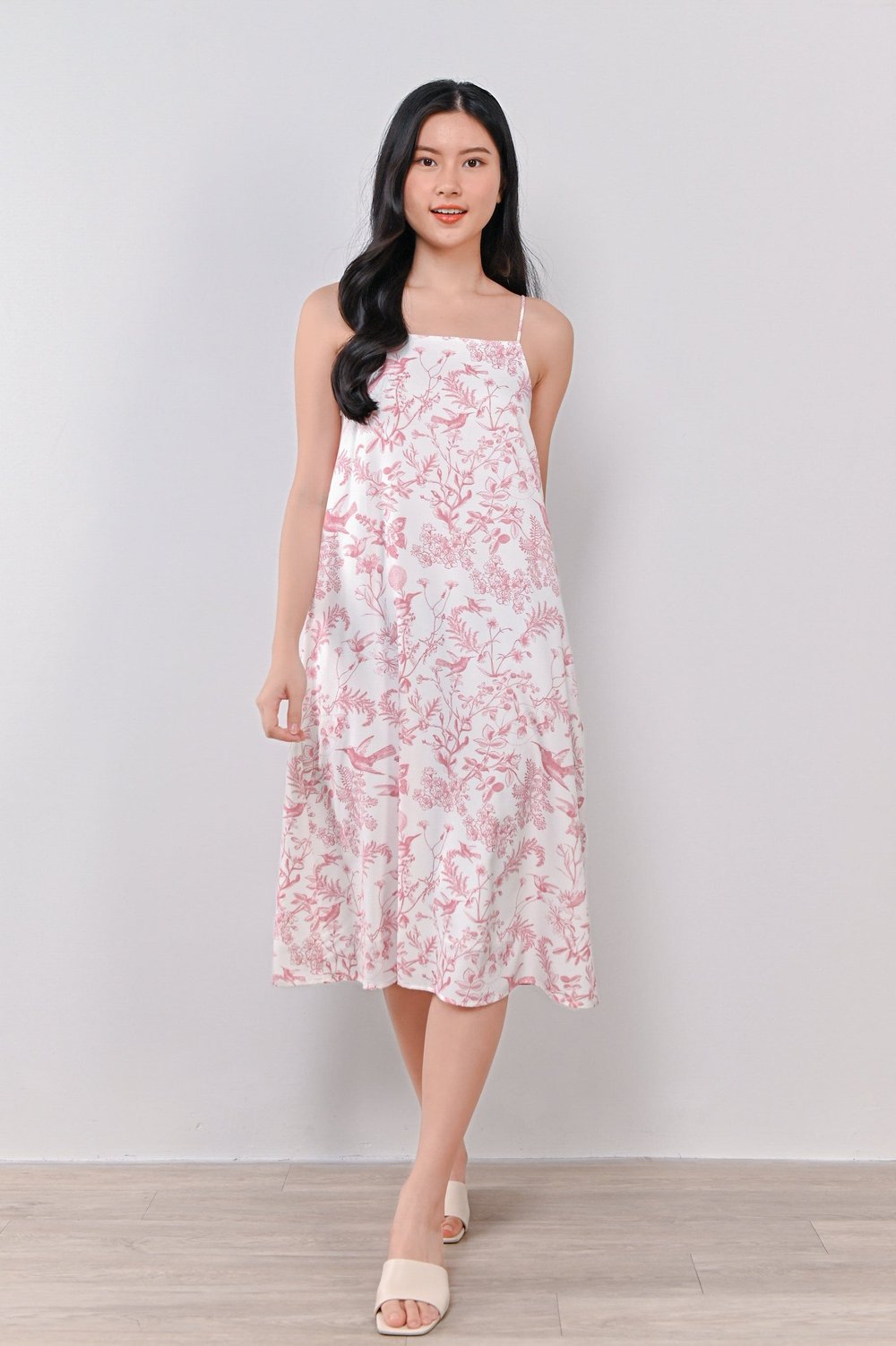 PINK HUMMINGBIRD SPAG TENT DRESS PINK HUMMINGBIRD SPAG TENT DRESS