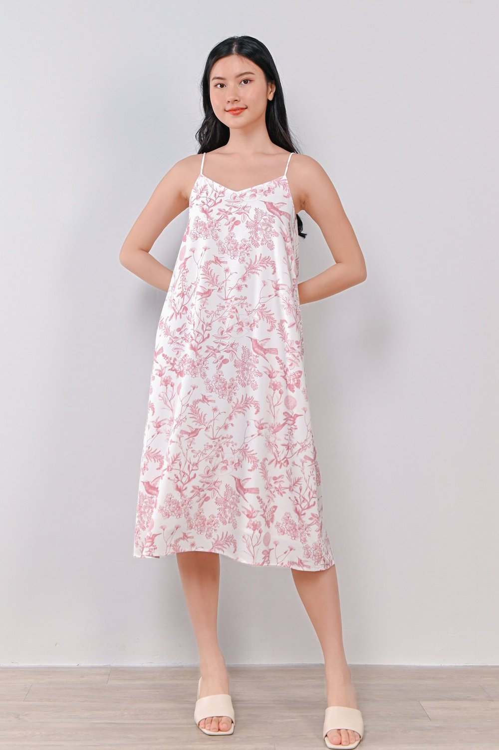 PINK HUMMINGBIRD SPAG TENT DRESS PINK HUMMINGBIRD SPAG TENT DRESS