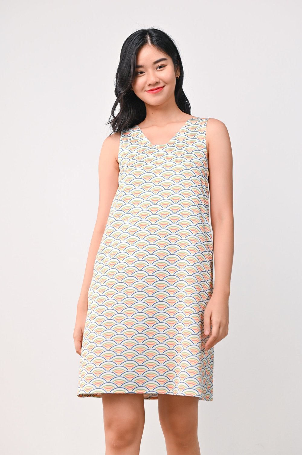 UMI MELON A-LINE DRESS UMI MELON A-LINE DRESS