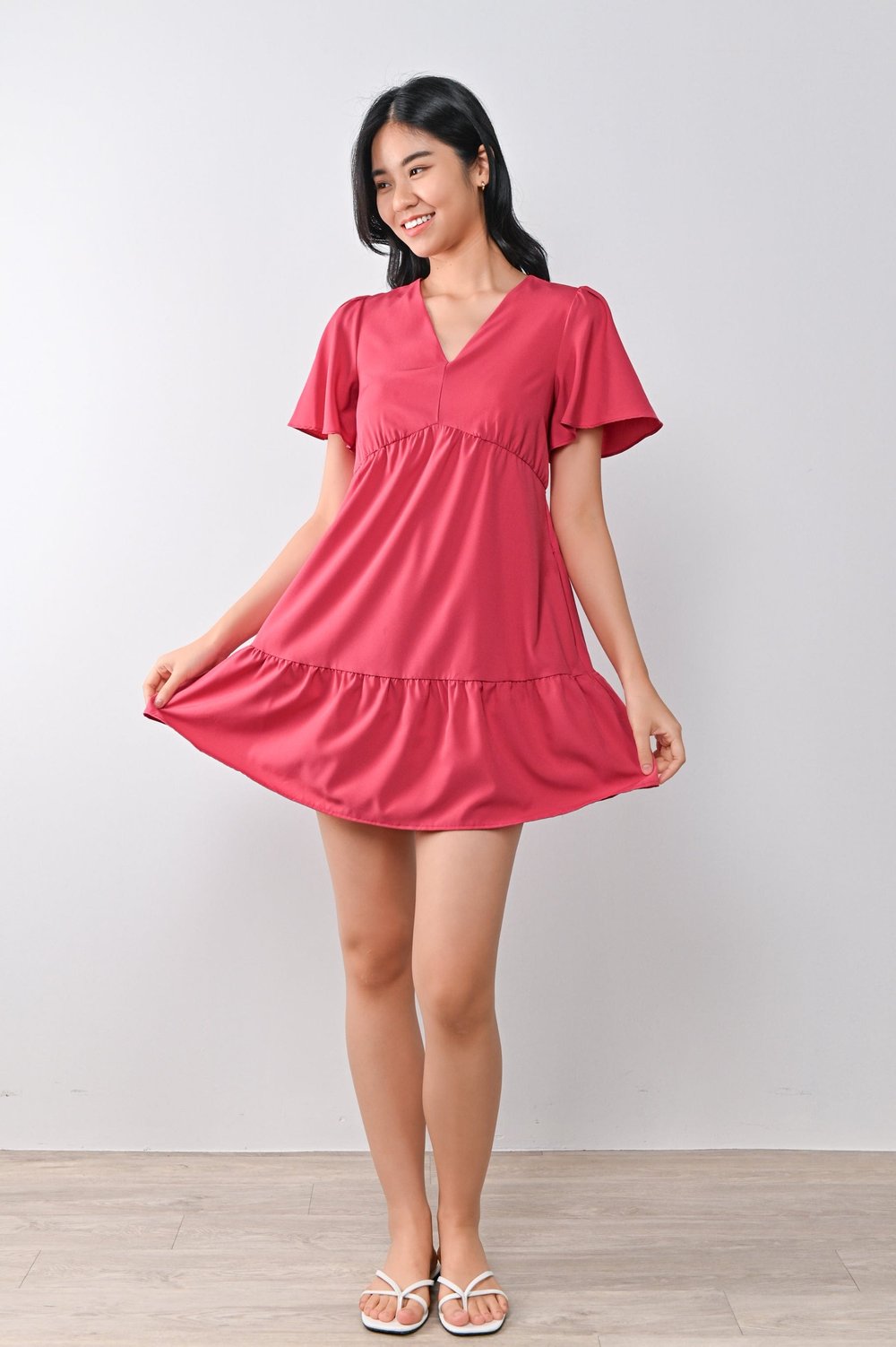 MARISSA DRESS-ROMPER IN PINK