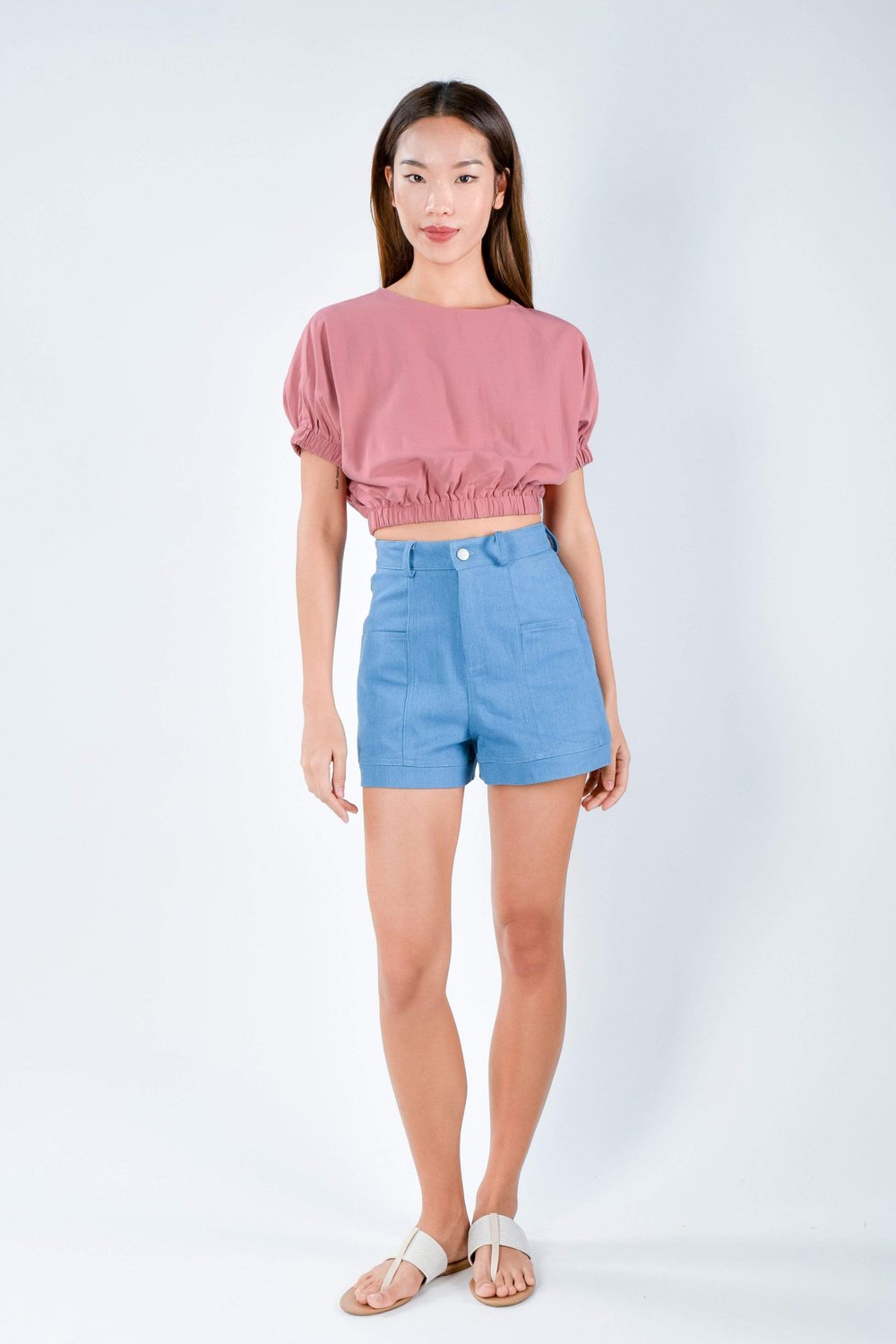 ALIRA SLEEVED TOP IN ROSE PINK