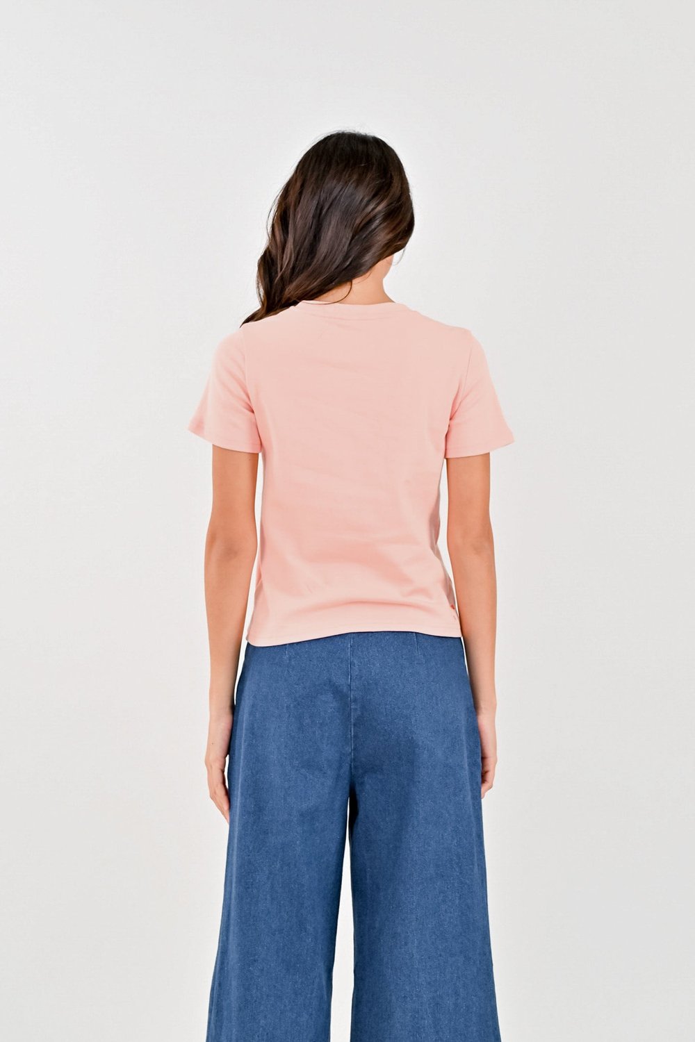 AWE LADIES' LOGO TEE IN PINK