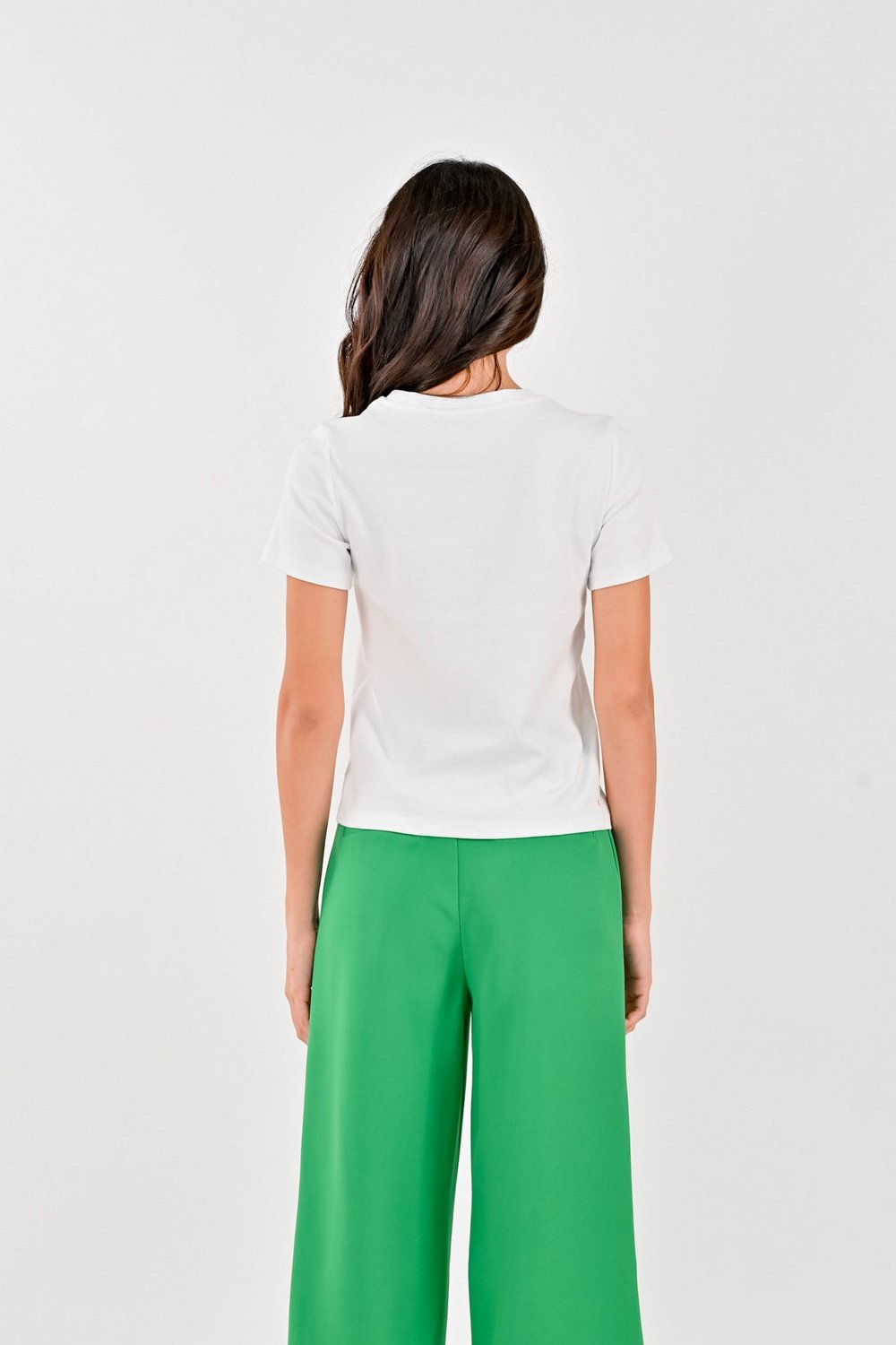 AWE LADIES' LOGO TEE IN WHITE