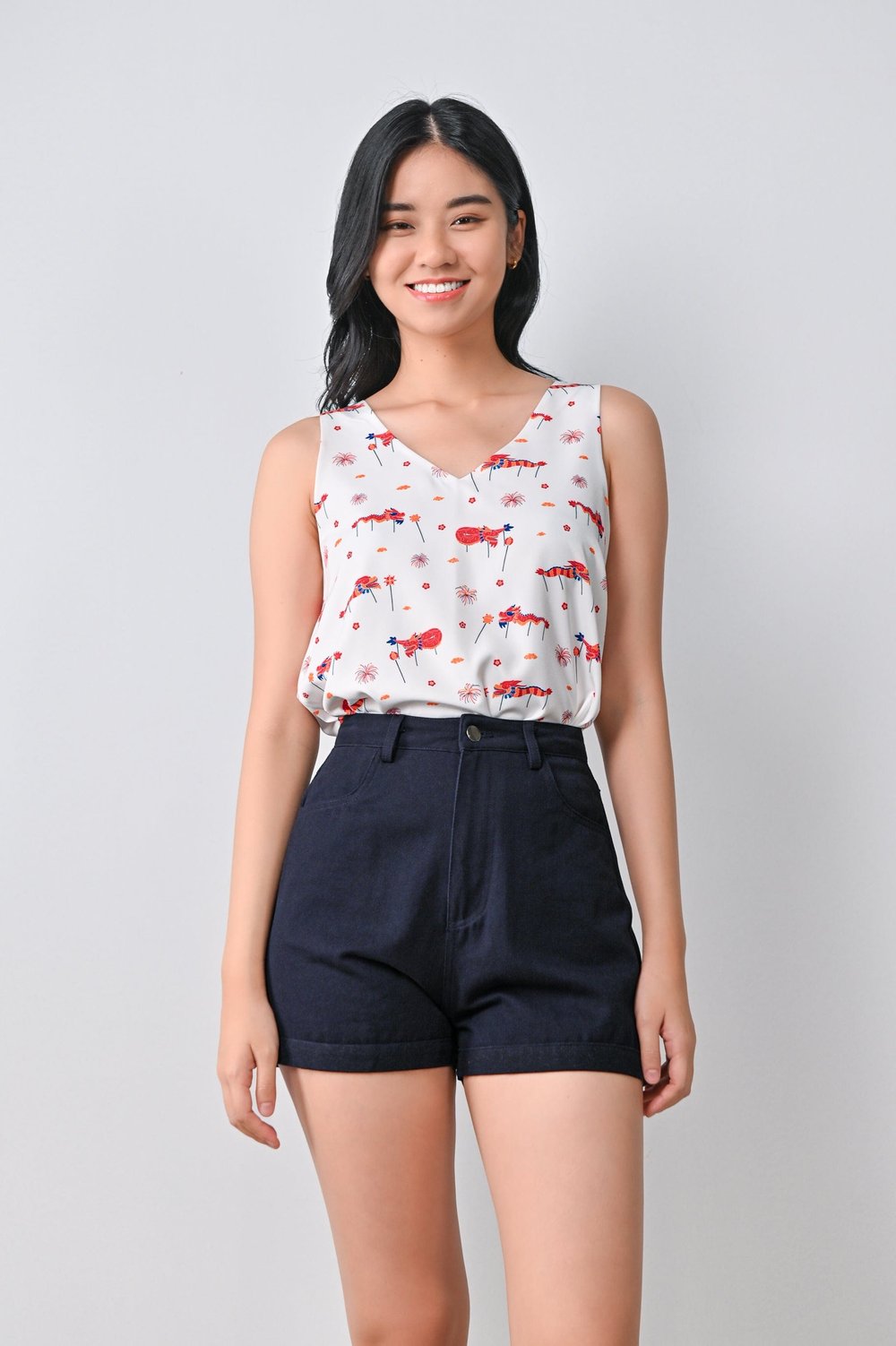 DRAGON DANCE TWO-WAY TOP DRAGON DANCE TWO-WAY TOP