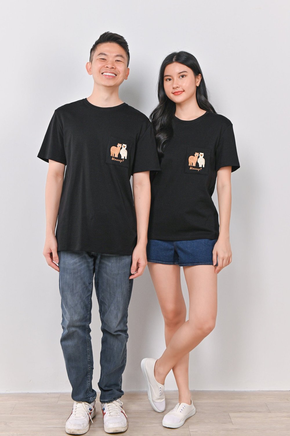 DRAMA LLAMA EMB. UNISEX TEE DRAMA LLAMA EMB. UNISEX TEE