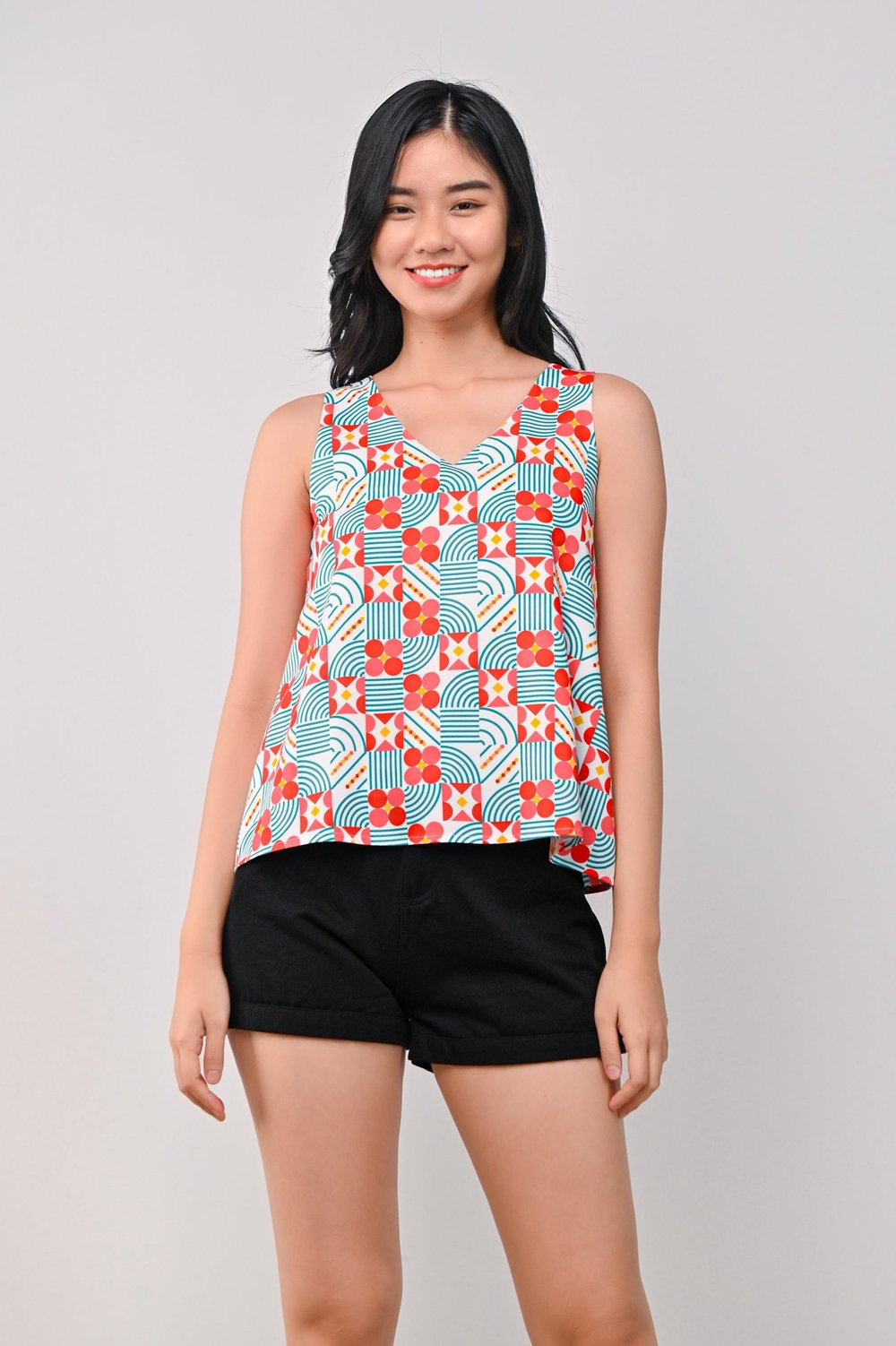 ENCHANTED WHITE TWO-WAY TOP