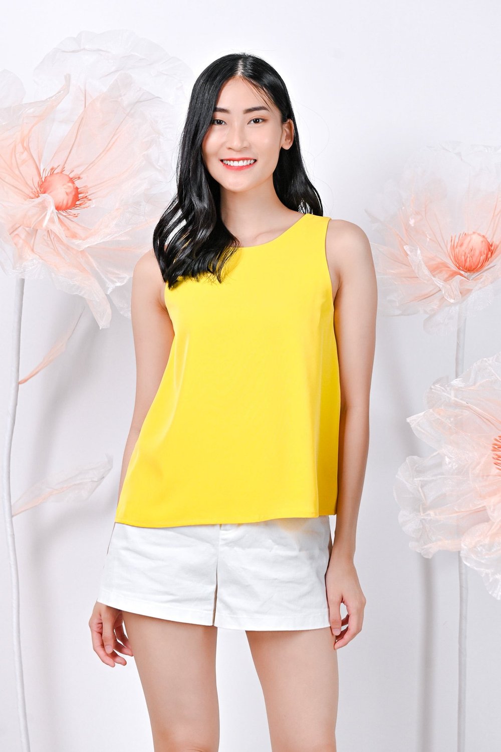 HAZEL TWO-WAY TOP IN YELLOW