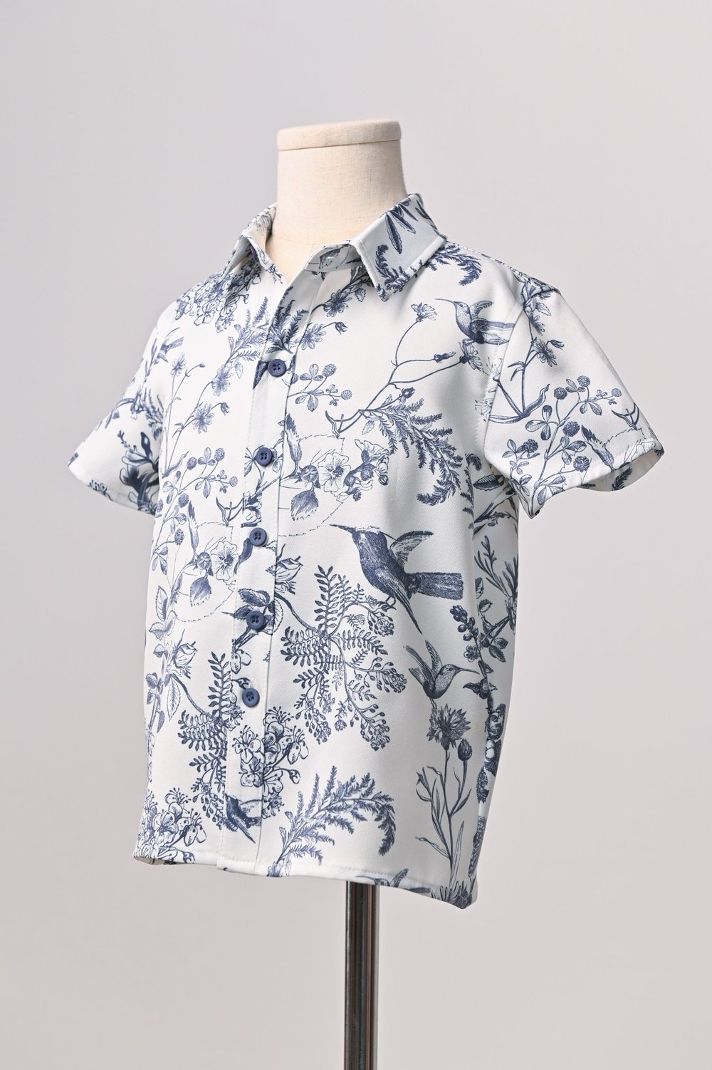 NAVY HUMMINGBIRD KIDS' SHIRT