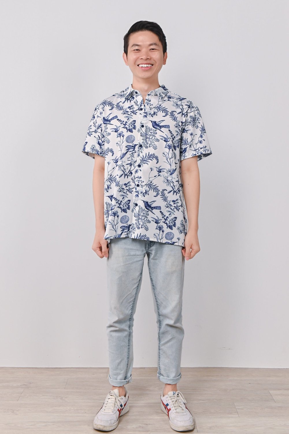 NAVY HUMMINGBIRD MEN'S SHIRT NAVY HUMMINGBIRD MEN'S SHIRT