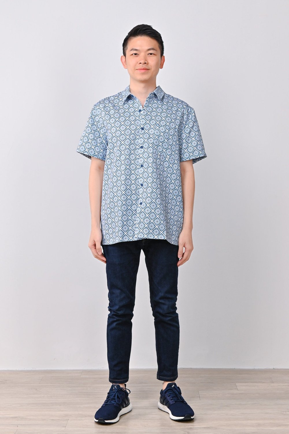 SANTORINI TILES MEN'S SHIRT SANTORINI TILES MEN'S SHIRT