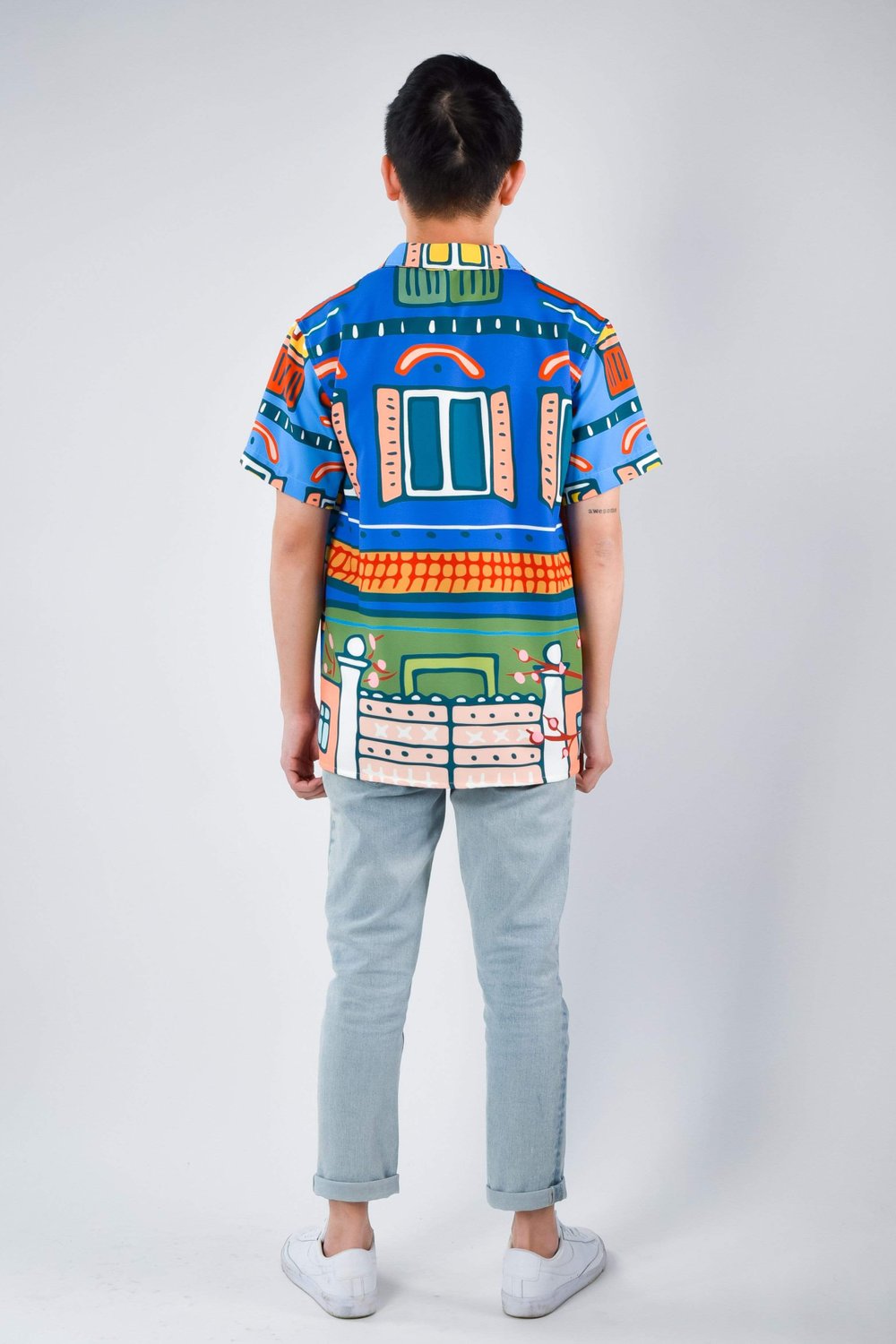 SHOPHOUSE MEN'S SHIRT IN BLUE