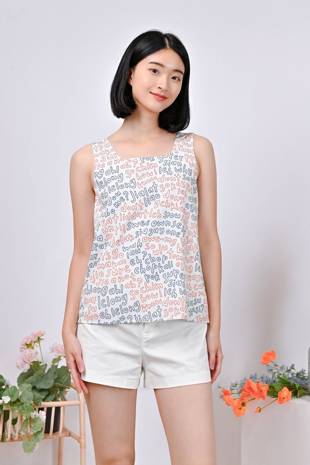 SINGLISH TWO-WAY TOP