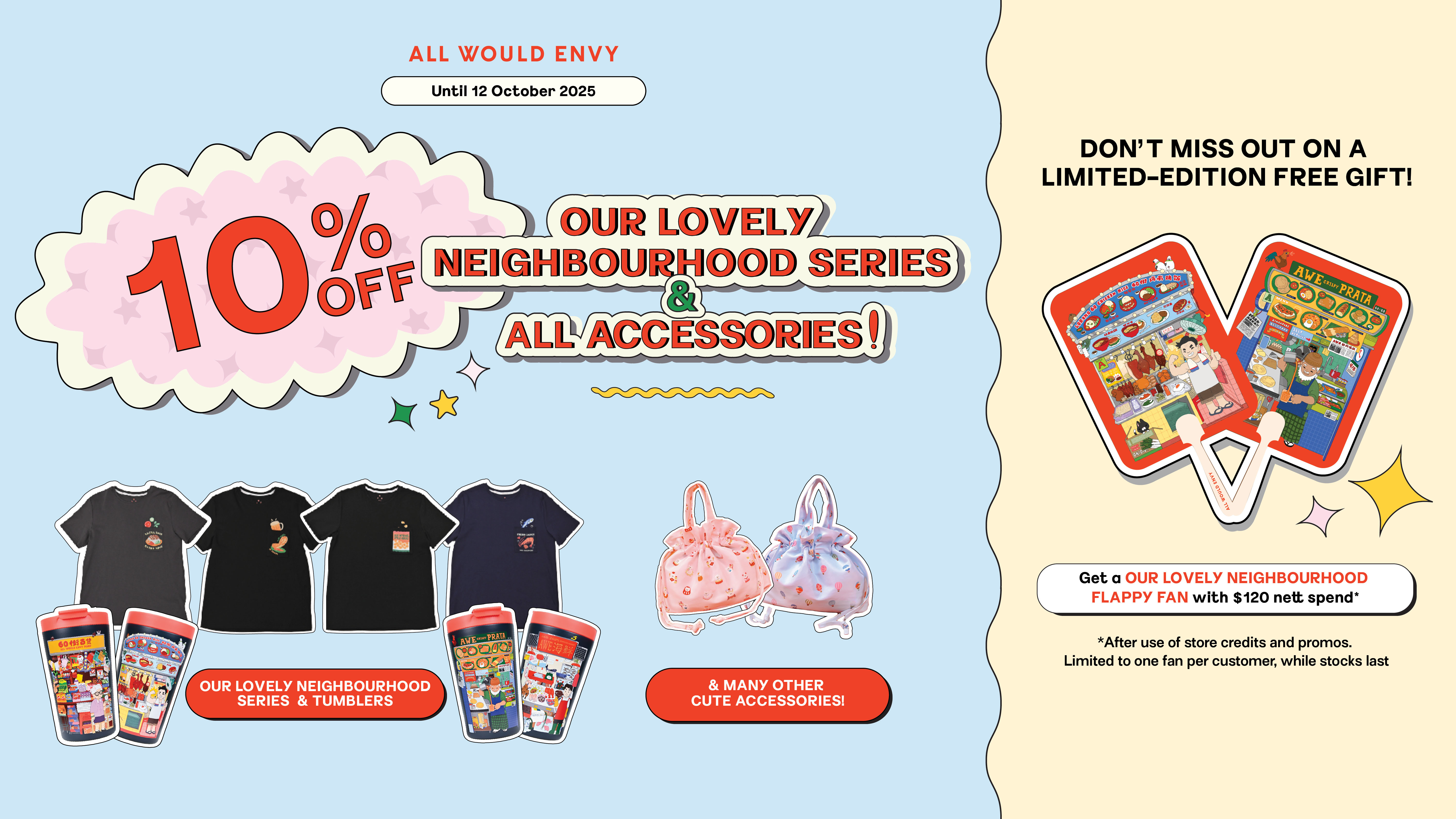 Our Lovely Neighbourhood Series + All Accessories 10%
