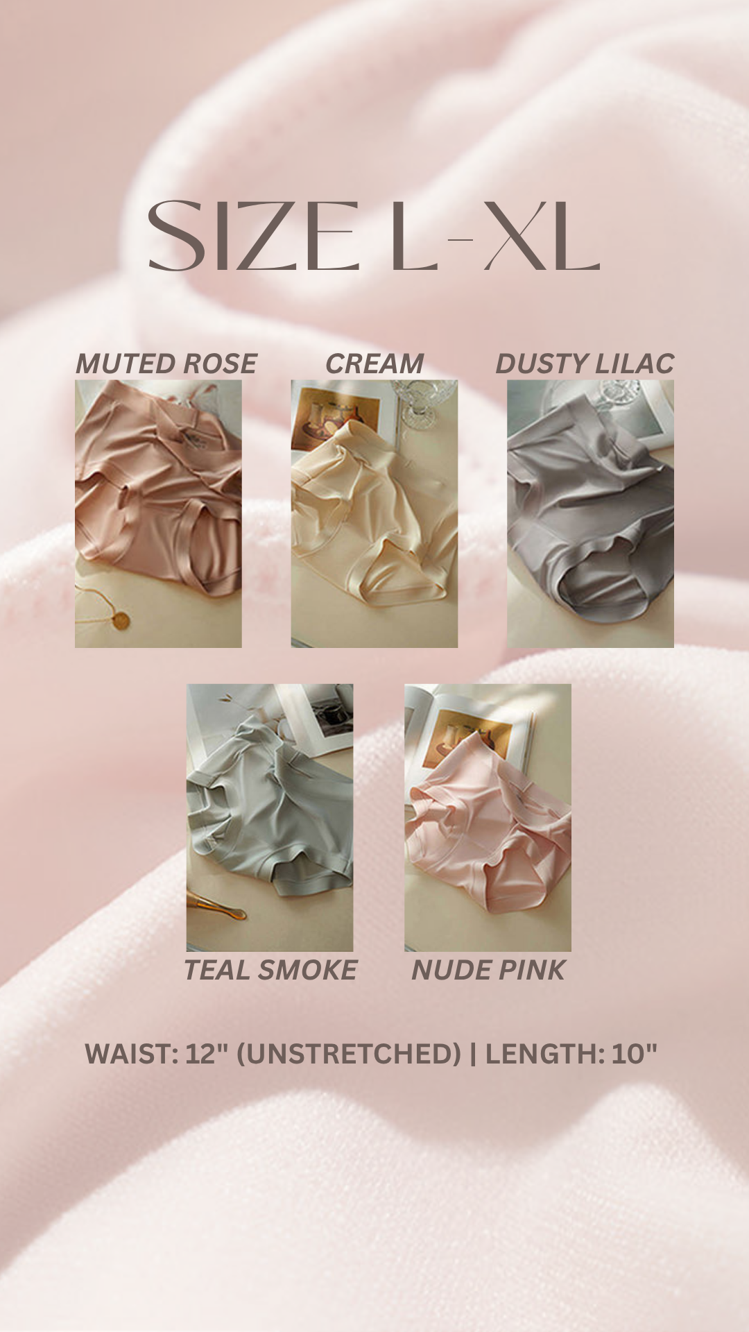 SECOND SKIN Panties (Size L-XL)