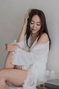 SERENA Lace Robe (Cloud White)