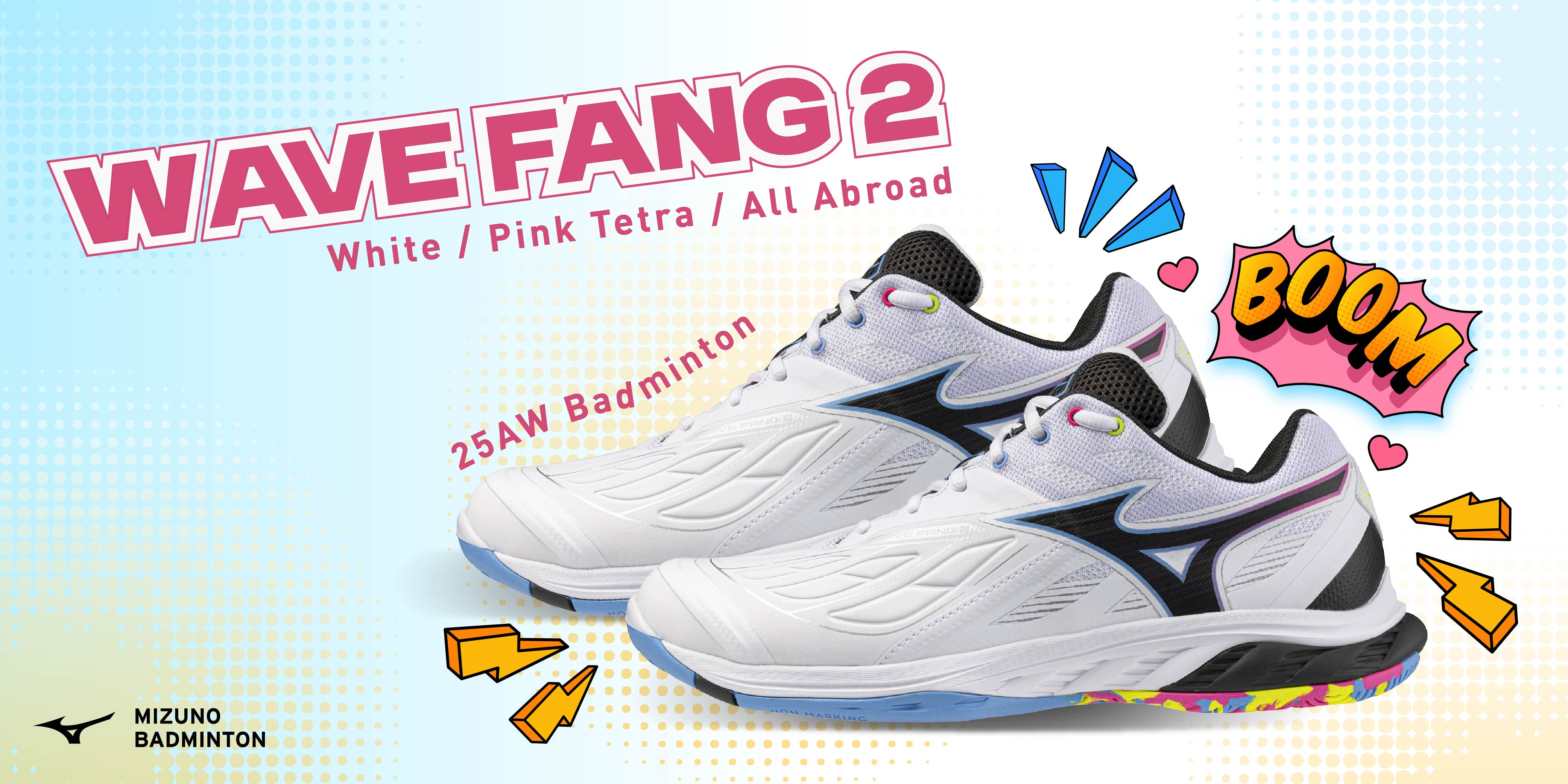 Mizuno 25AW Wave Fang 2 Badminton Shoes