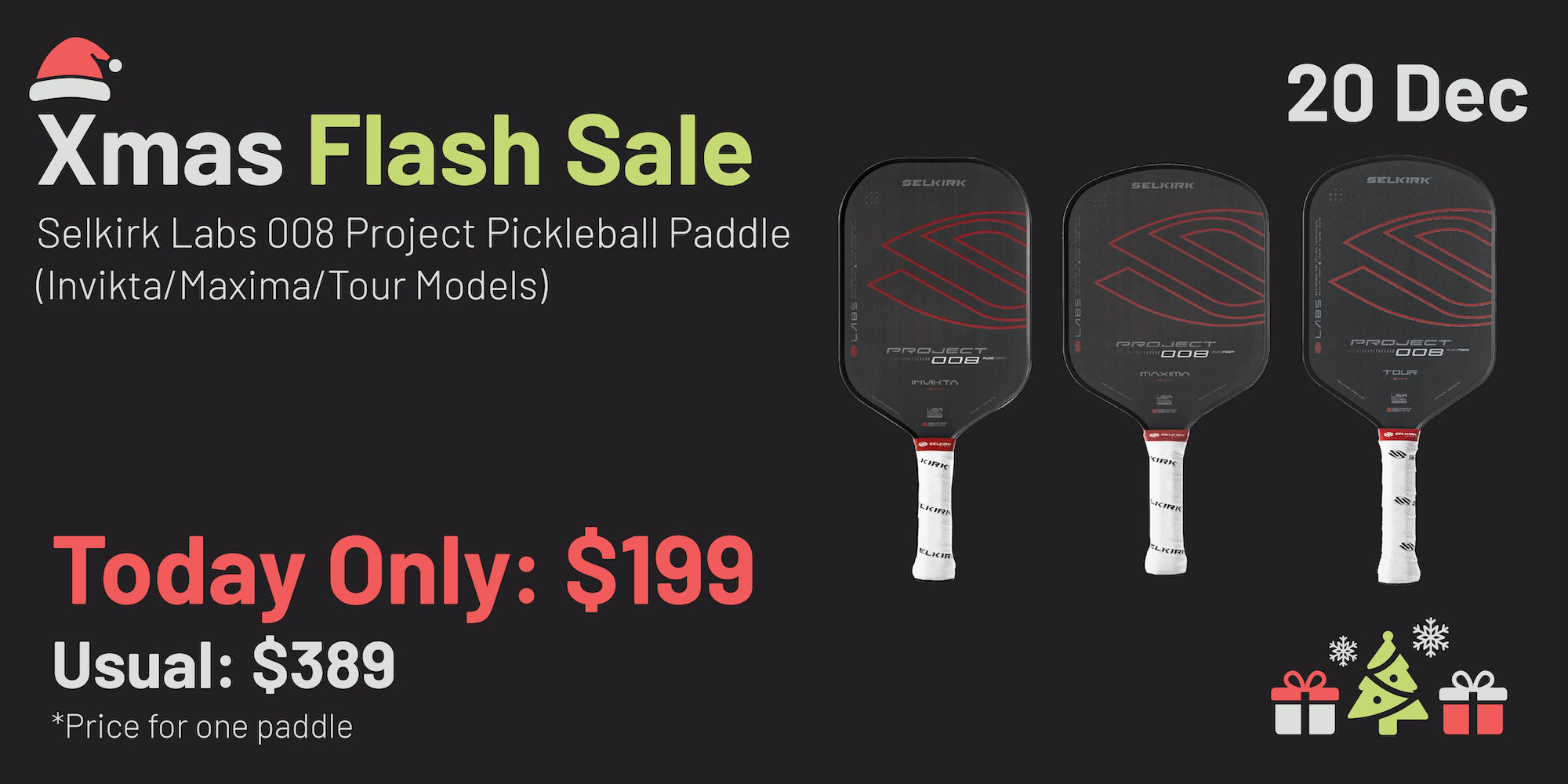 Selkirk Labs 008 Project Pickleball Paddle