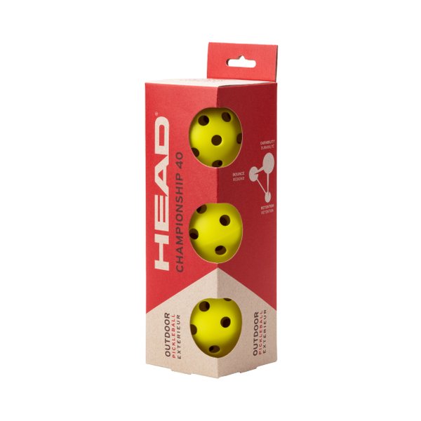 CHAMPIONSHIP 40 Outdoor Pickleball Ball (3 Balls)