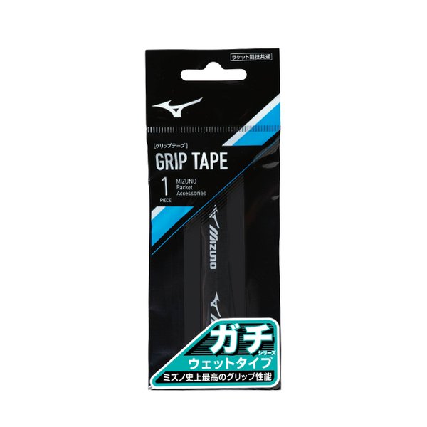 GACHI Wet Type Over Grip (Black) (1pc/pack Grip Tape) GACHI Wet Type Over Grip (Black) (1pc/pack Grip Tape)