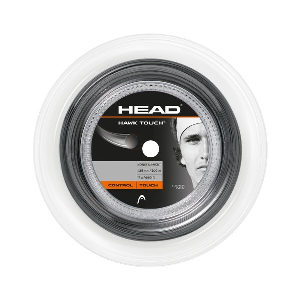 Hawk Touch Tennis String Reel (200m) (Anthracite)