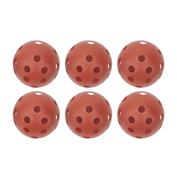 Hollow Practice Golf Balls (Red)
