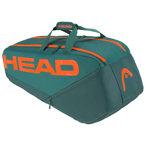 Pro Racquet Bag L (Dark Cyan/Fluorescent Orange)