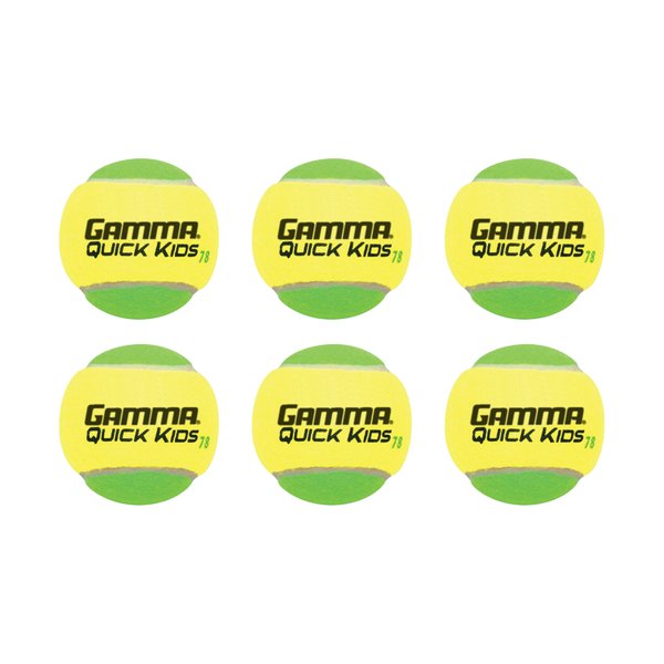 Quick Kids 78 Junior Tennis Balls (6 Balls/Pack)