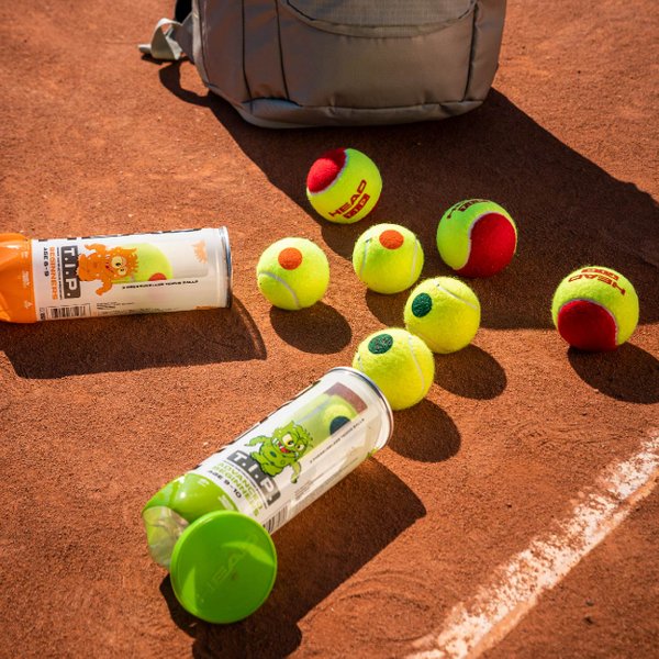 TIP Orange Junior Tennis Ball (3 Balls) (1 Tube / 3 Tubes)