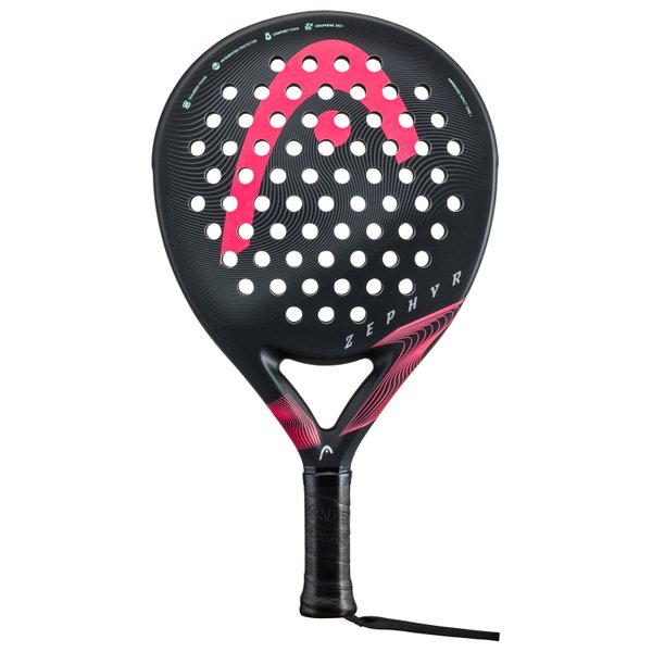 Zephyr 2023 Padel Racket (Black/Pink)