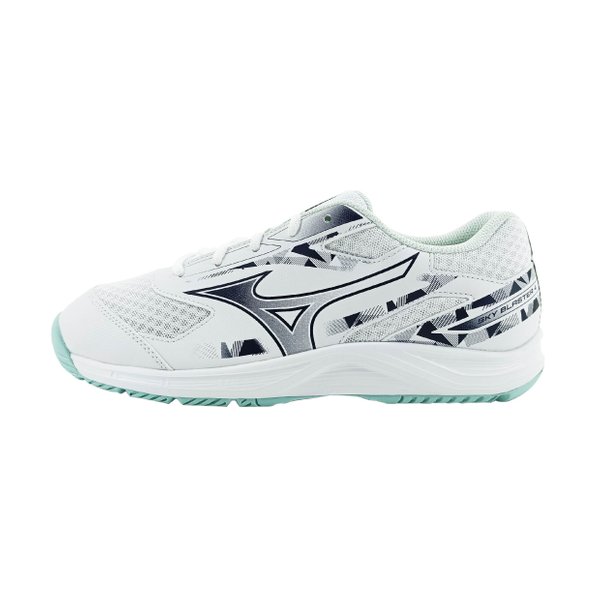25SS Sky Blaster 4 Badminton Shoe (White/Salute/Aruba Blue) [Unisex]
