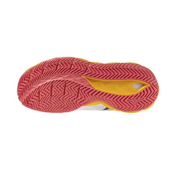 25AW Wave Enforce Tour 2 AC Tennis Shoe (White/Icelandic Blue/Calypso Coral) [Women's]