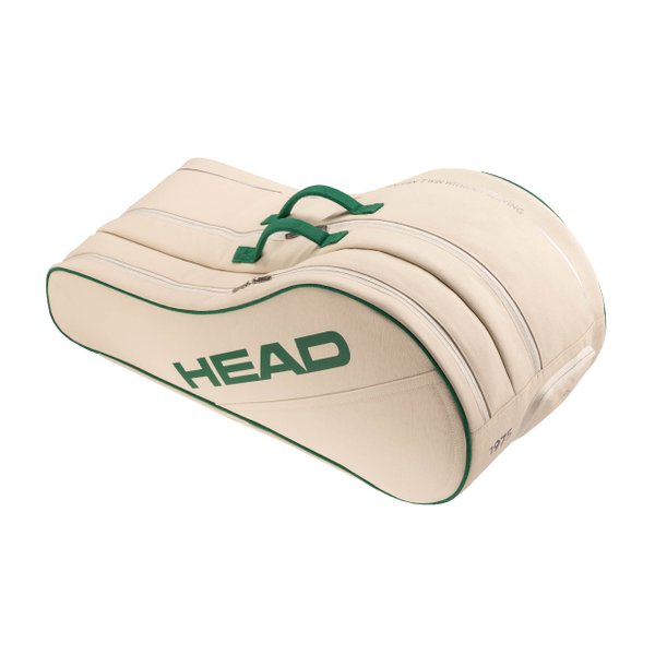 Arthur Ashe Racquet Bag L (White/Green)