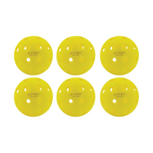 Lynx Club Outdoor Pickleball (6 Balls) Lynx Club Outdoor Pickleball (6 Balls)