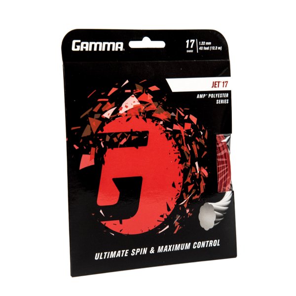 GAMMA Jet Tennis String Set (Red) GAMMA Jet Tennis String Set (Red)