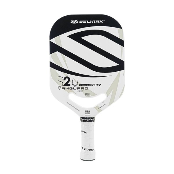 Vanguard Power Air S2 Pickleball Paddle (Black/White) Vanguard Power Air S2 Pickleball Paddle (Black/White)