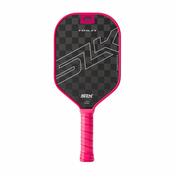 SLK Halo Control XL Pickleball Paddle (Pink)