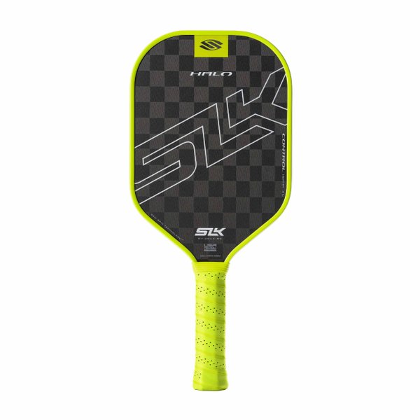 SLK Halo Control XL Pickleball Paddle (Volt Green)
