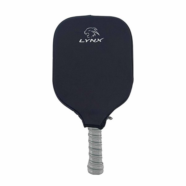 Lynx Neoprene Pickleball Paddle Cover (Black)