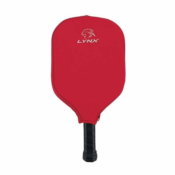 Lynx Neoprene Pickleball Paddle Cover (Red)
