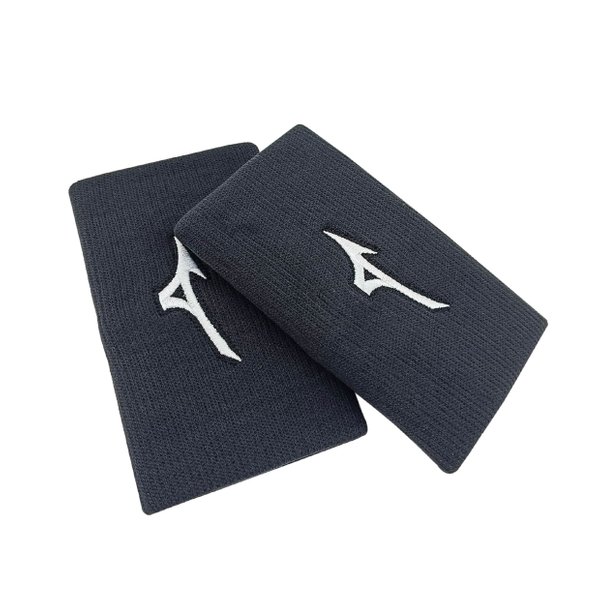 Long Wristbands (1 pair) (Black)