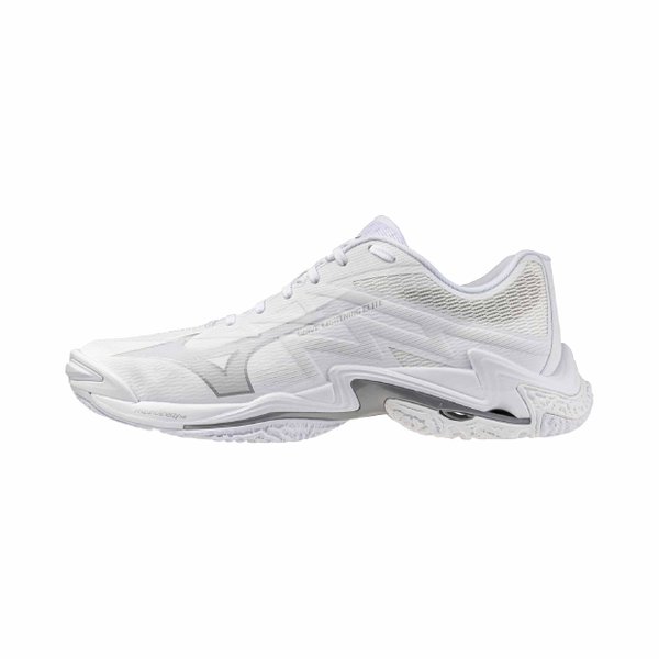 26SS Wave Lightning Elite Volleyball Shoe (White / Silver) [Unisex]