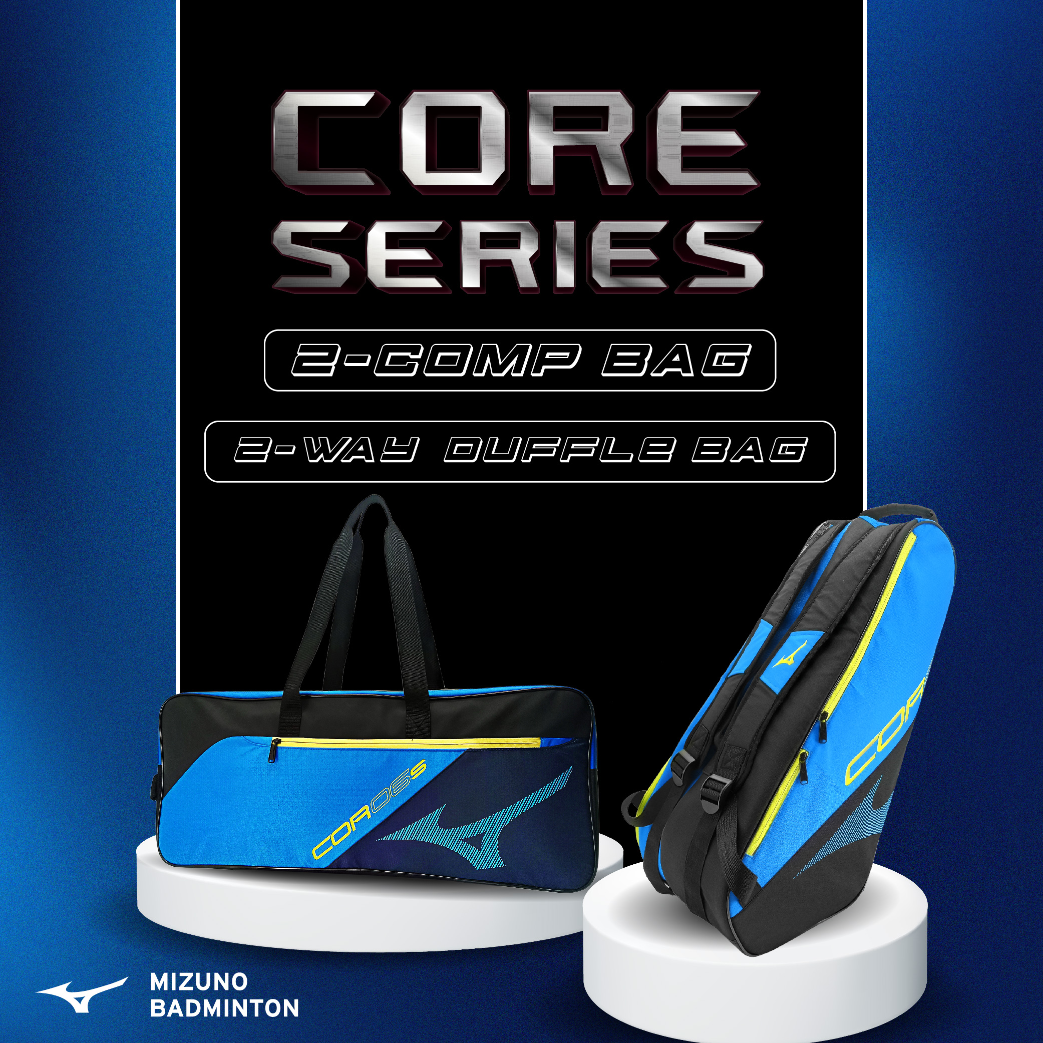 Mizuno Core Badminton Bag Series