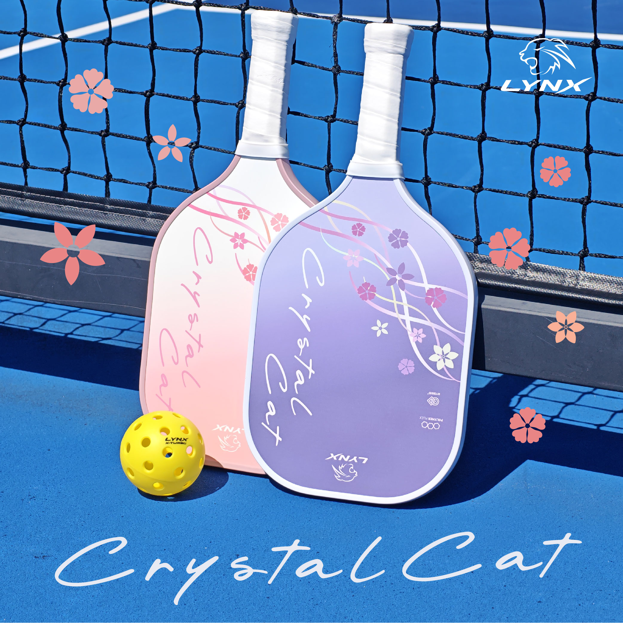Lynx Crystal Cat Pickleball Paddle