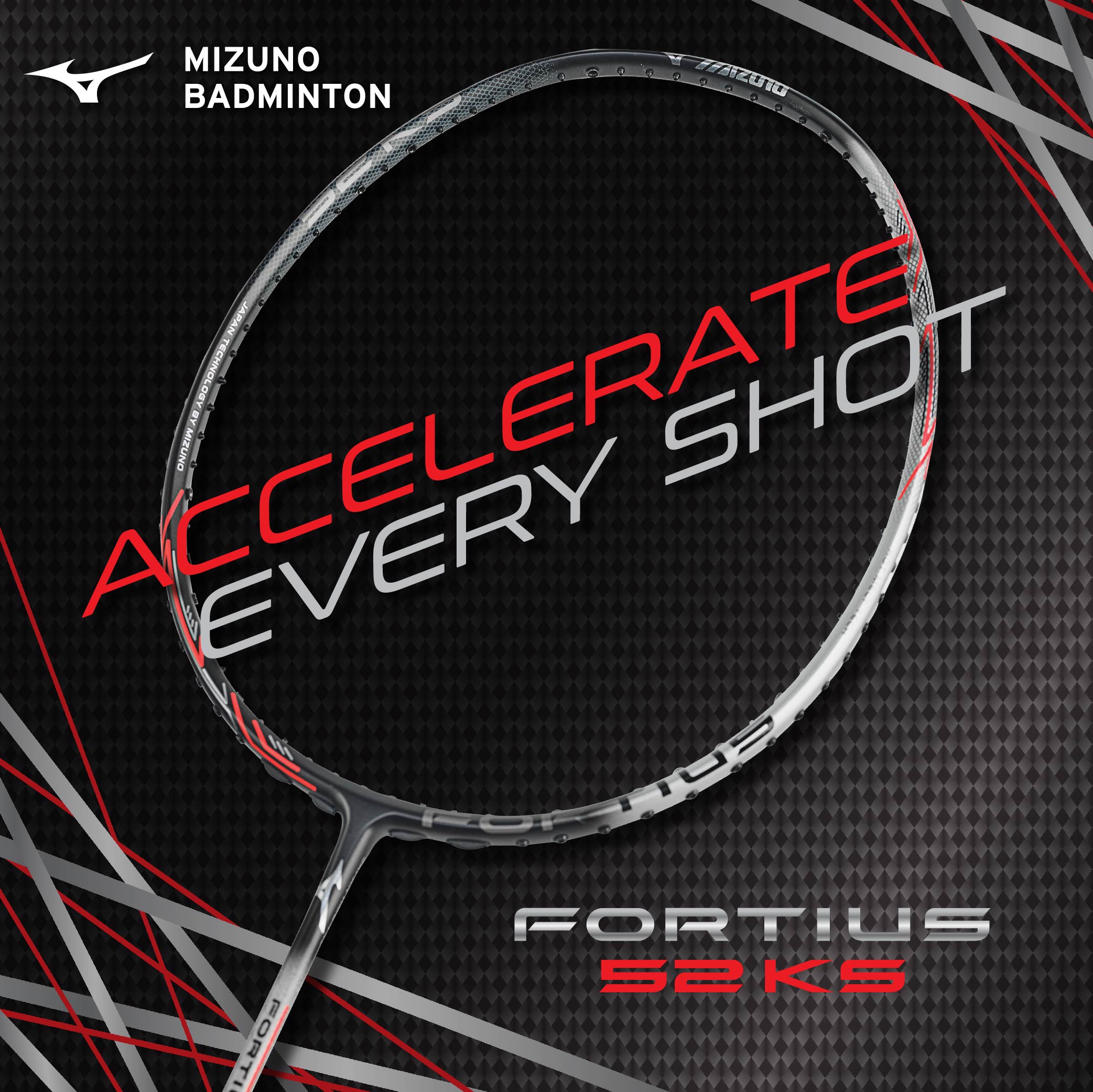 Mizuno Fortius 52KS Badminton Racket